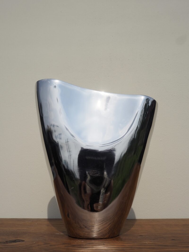 Ebb metal vase