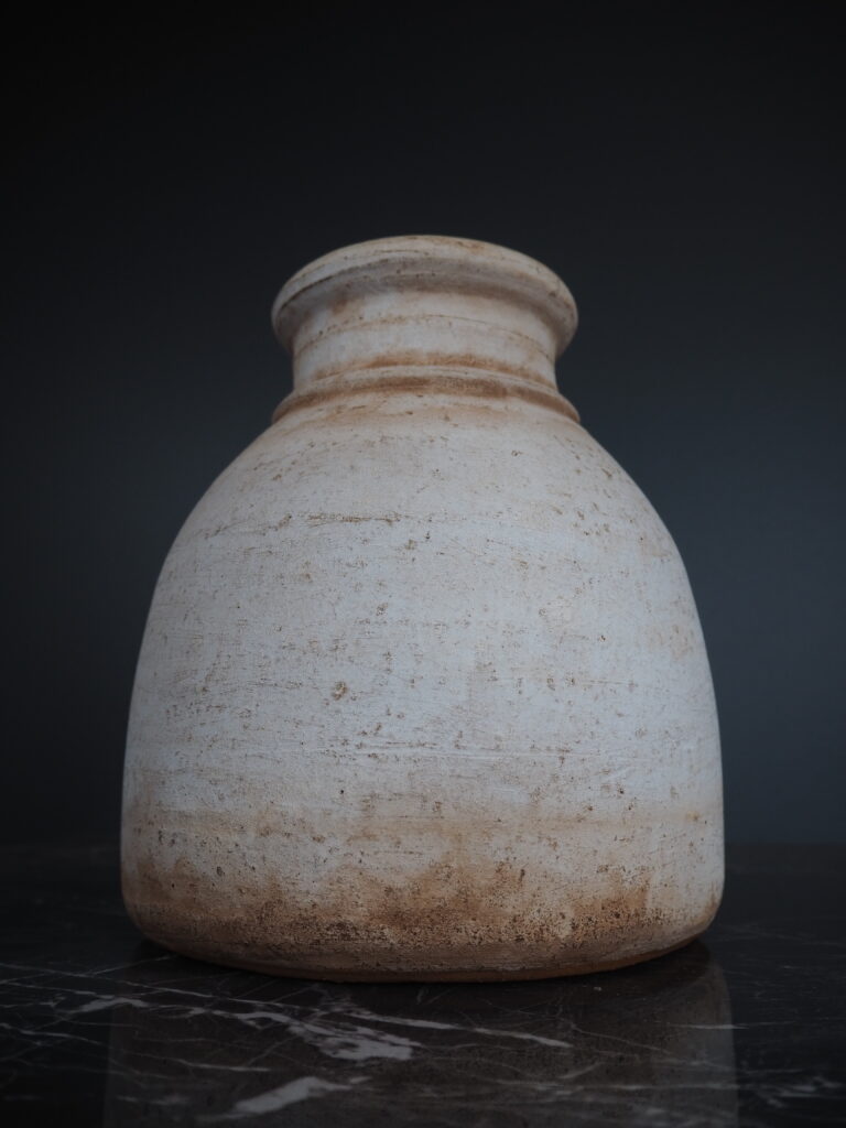 Elantra Vase Terracotta/White L
