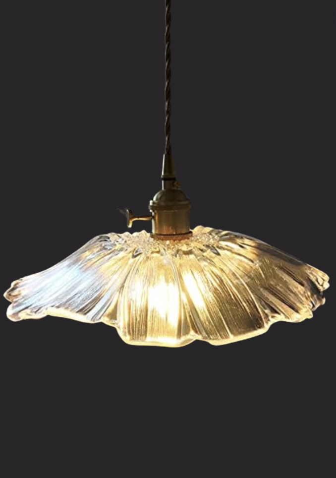 Flowy glass  lamp