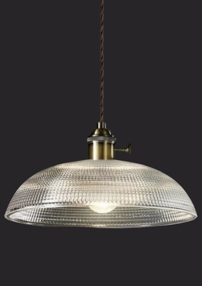 Rayé glass  lamp
