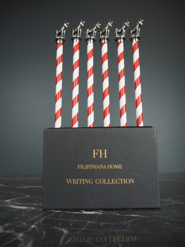 Silver zebra pencil