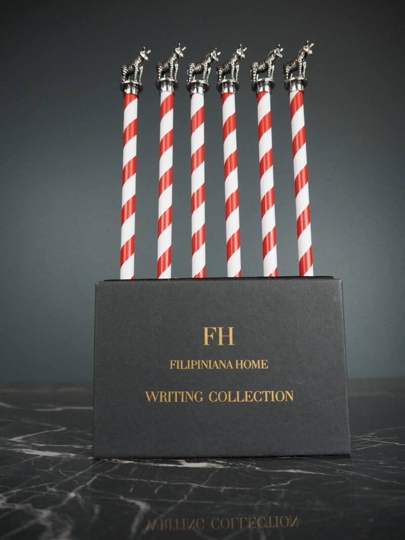Silver zebra pencil