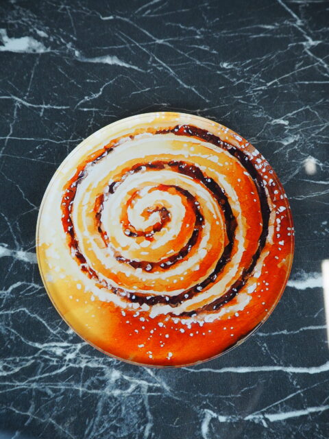 Kanelbulle coasters