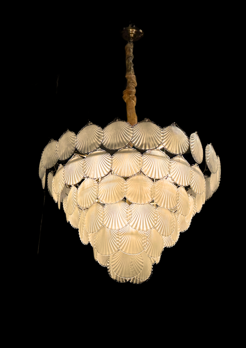 Solange shell chandelier 80 cm