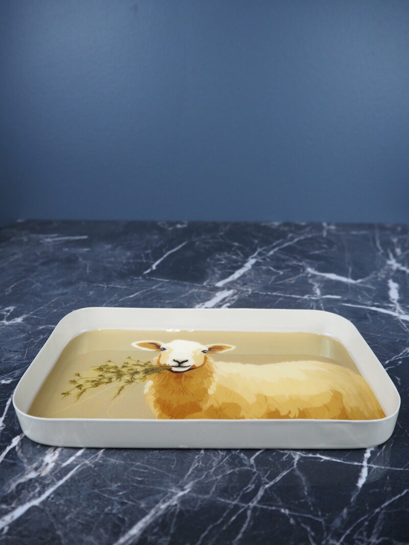 Tray w lamp