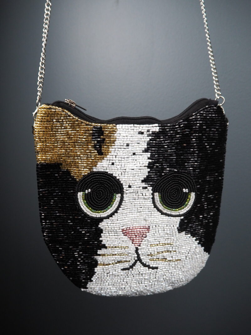 Cross body bag black/white