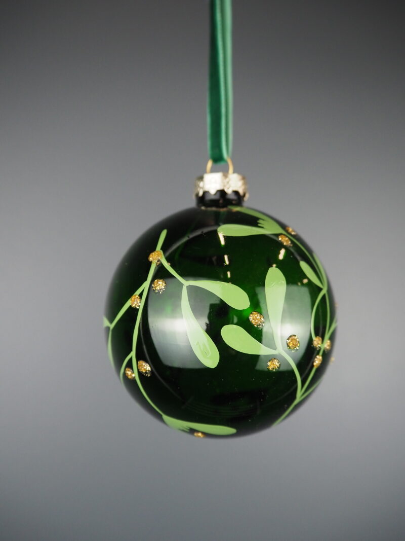 Glass ball green