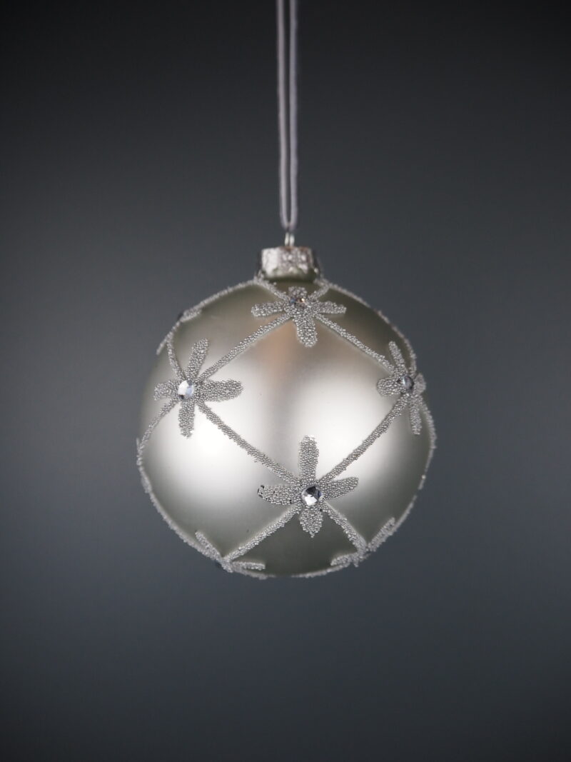 Glass ball white