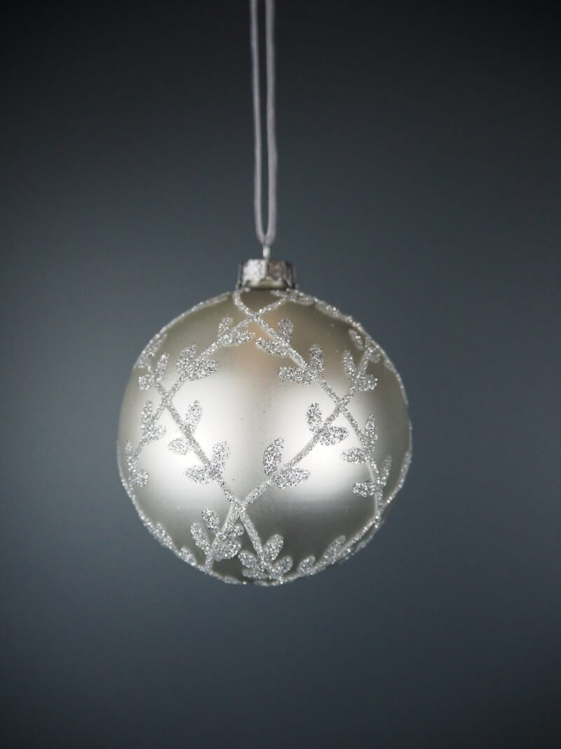 Glass ball white