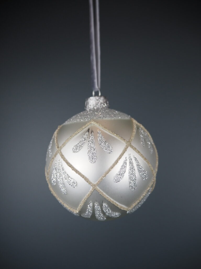 Glass ball white