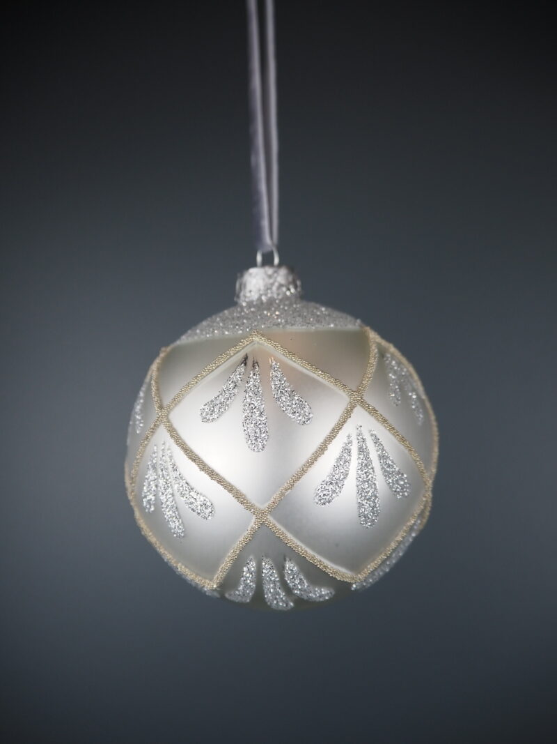 Glass ball white