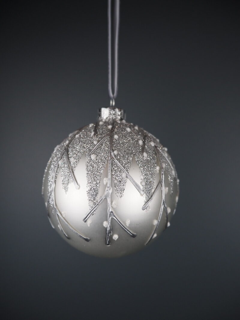 Glass ball white