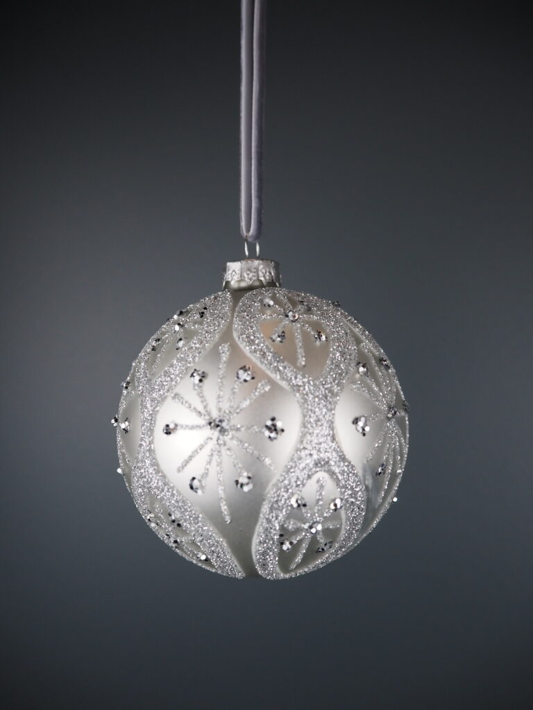 Glass ball white