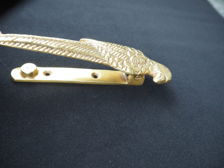 Parrot brass door knocker - Image 5
