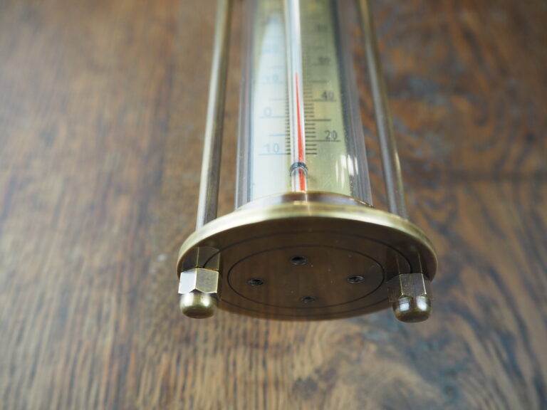 Brass hanging thermometer - Image 10