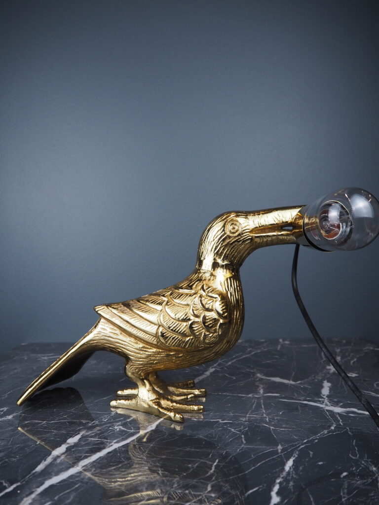 Toupie Toucan Table Lamp Gold Aluminum - Image 2