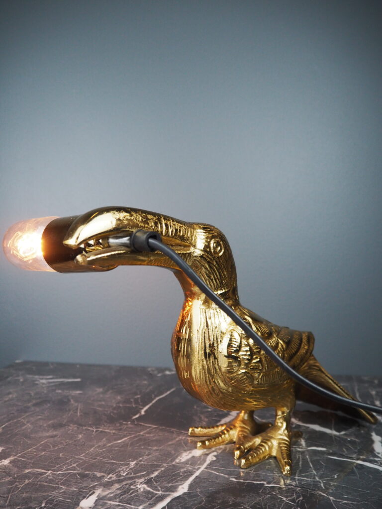 Toupie Toucan Table Lamp Gold Aluminum - Image 7