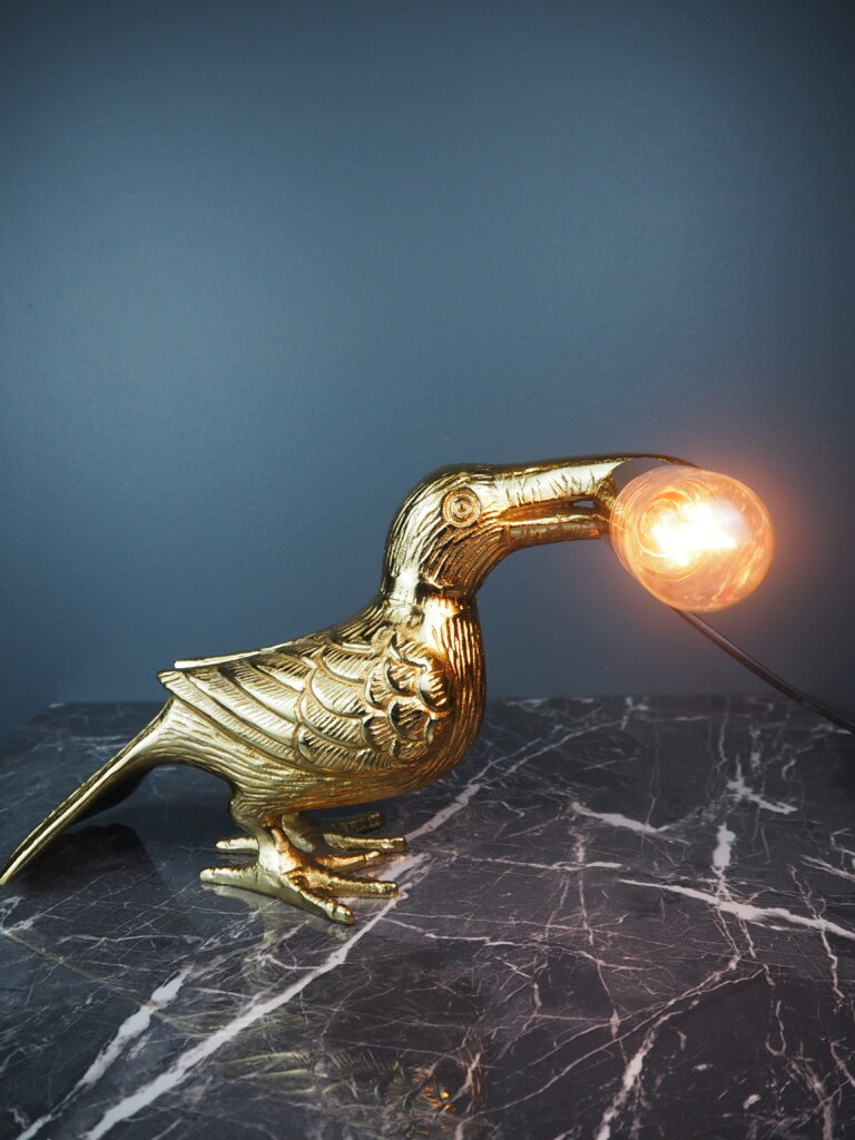 Toupie Toucan Table Lamp Gold Aluminum - Image 8