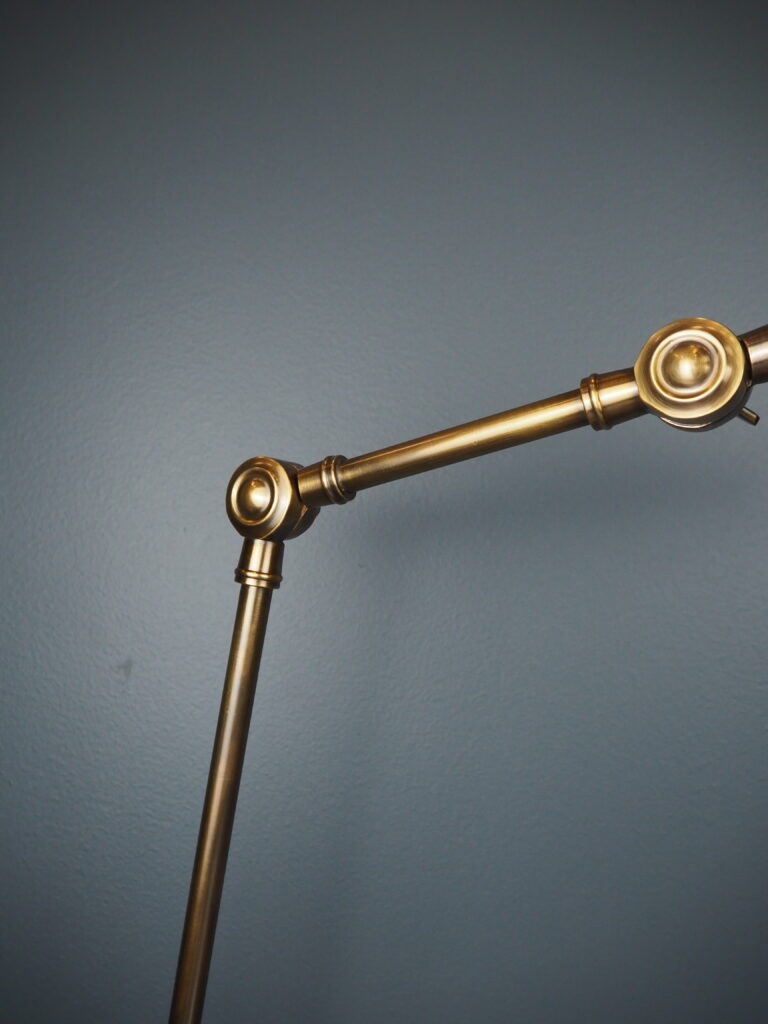 Brass/Alum. Shell Clamp Lamp - Ant Brass - Image 3