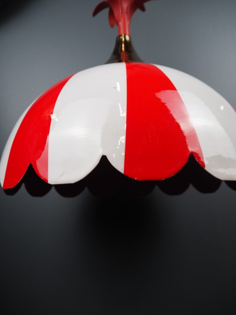 Stripe lamp L red/white - Image 10