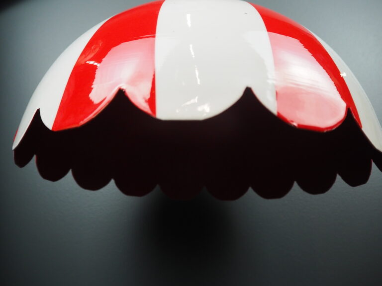 Stripe lamp L red/white - Image 11