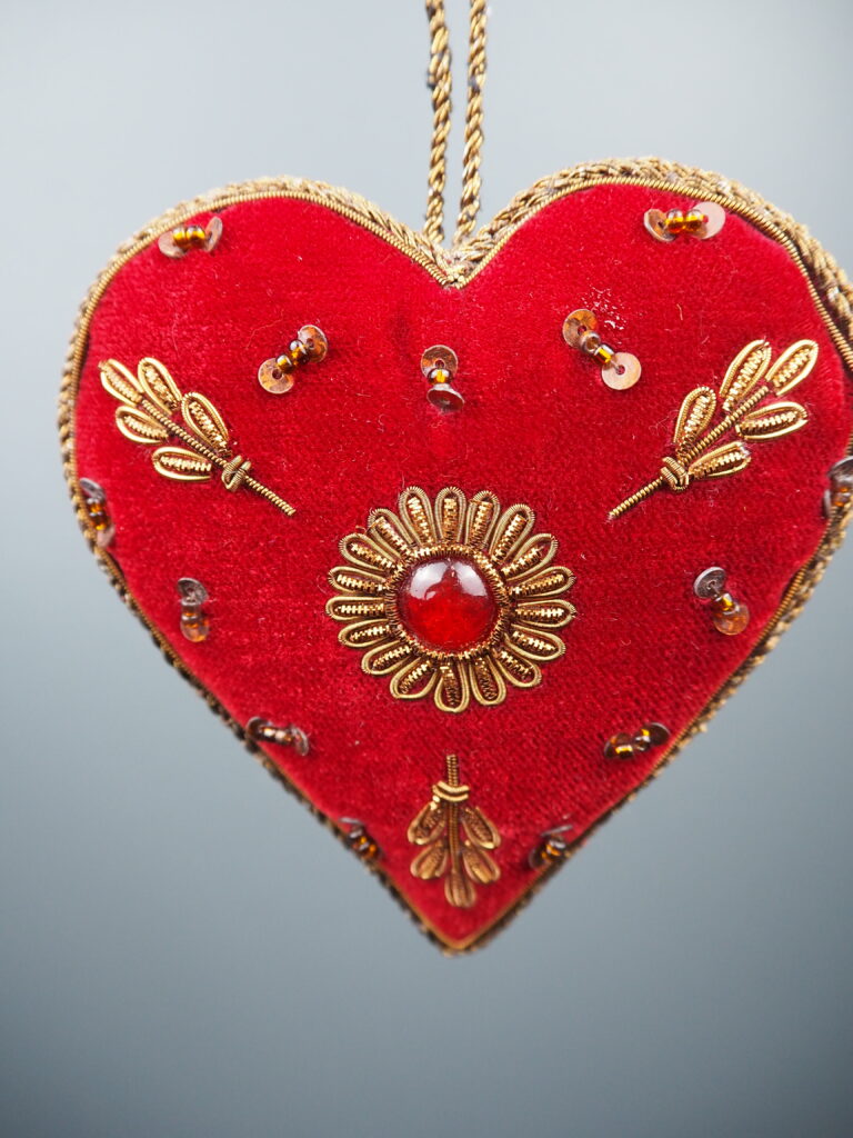 Heart red/antic - Image 2