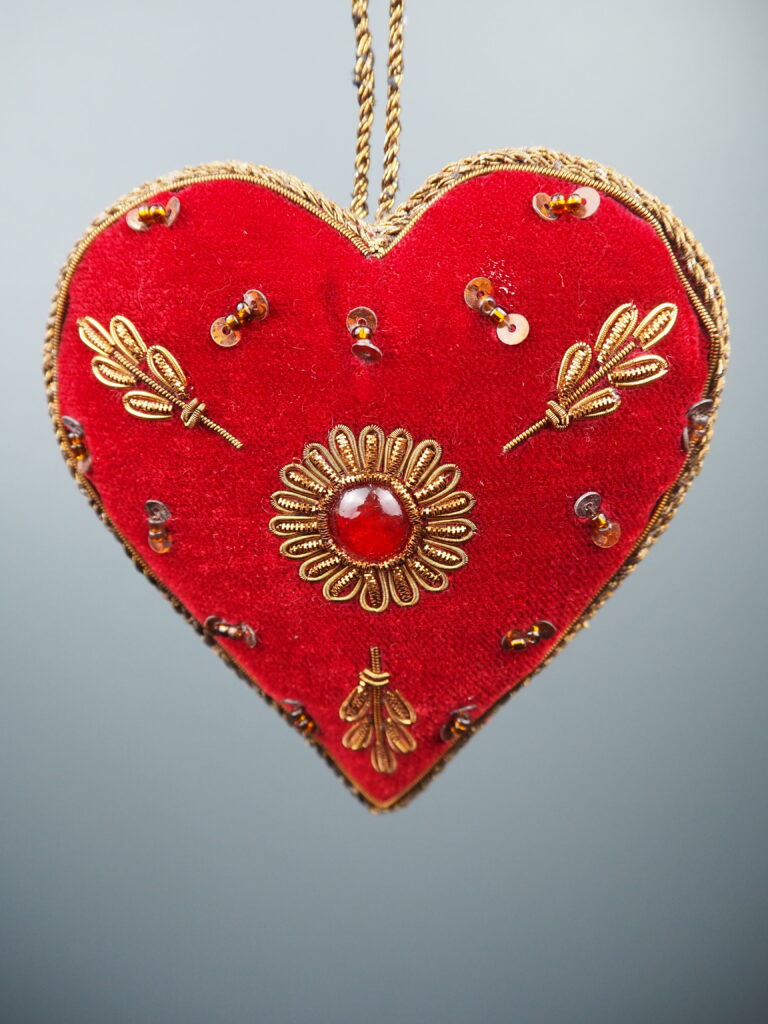 Heart red/antic - Image 3