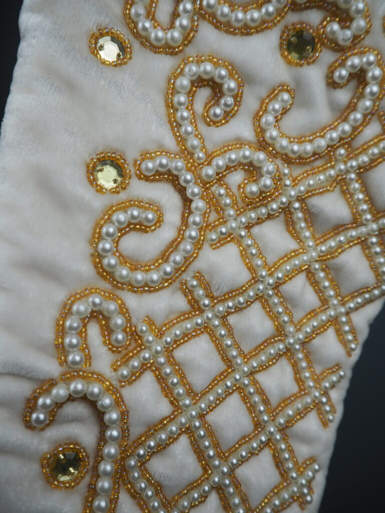 Stocking white/golden - Image 3