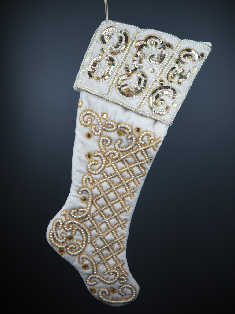 Stocking white/golden - Image 5