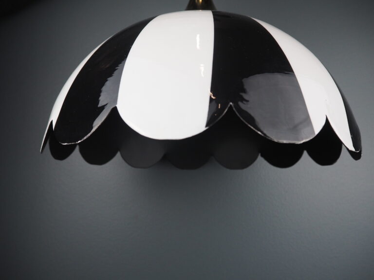 Stripe lamp M black/white - Image 3