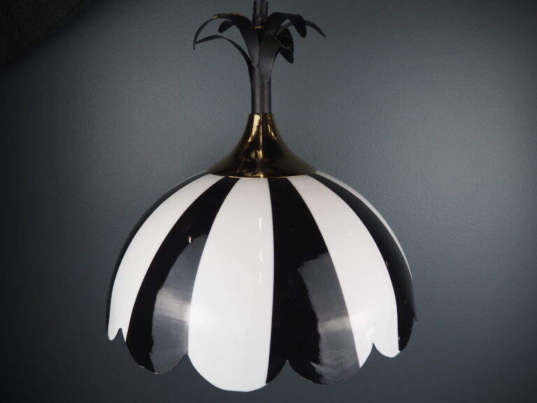 Stripe lamp M black/white - Image 4