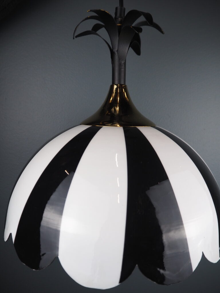 Stripe lamp M black/white - Image 5