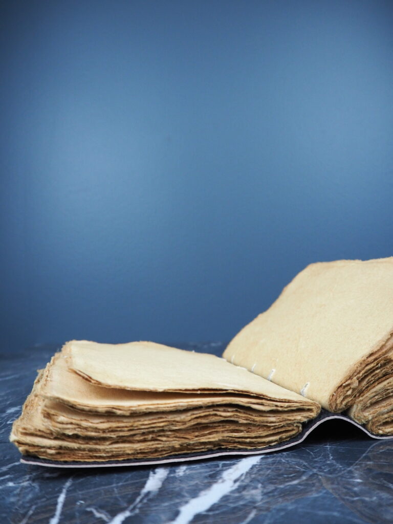Printed leather journal w lock - Image 4
