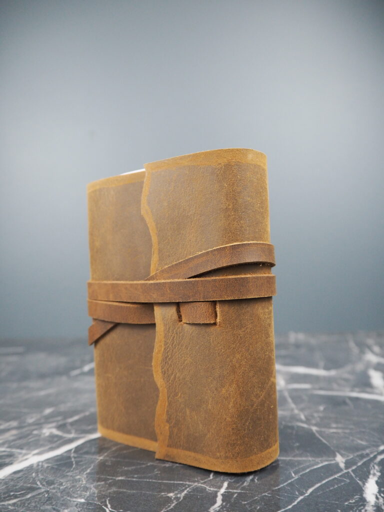 Vintage leather journal w string closure - Image 2