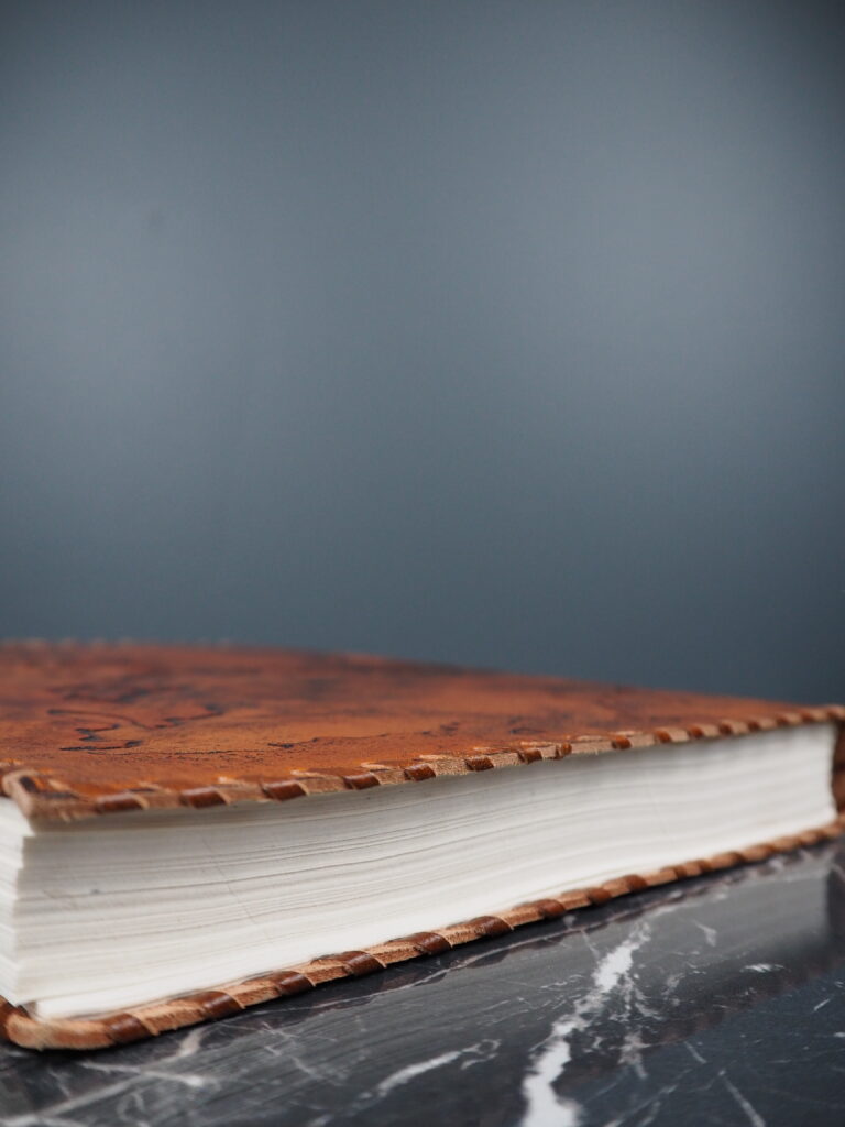 World map leather journal - Image 2