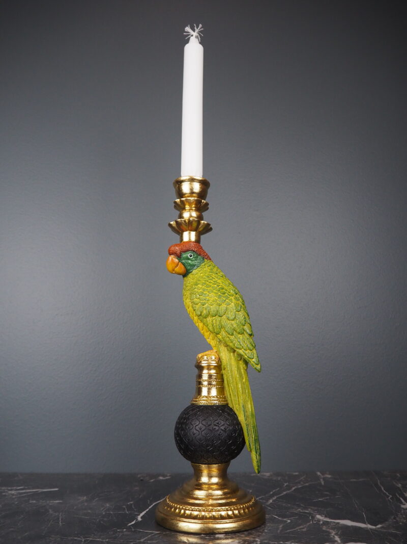Pavine Parrot candle holder