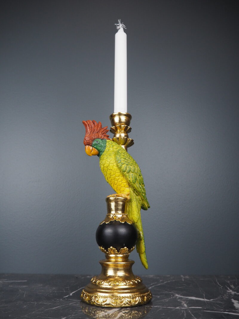 Pavetta Parrot candle holder
