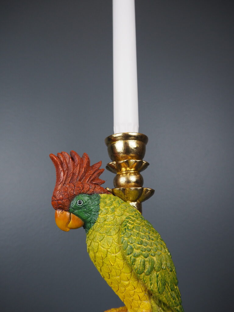Pavetta Parrot candle holder - Image 2