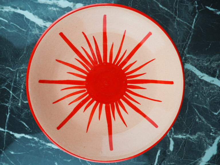 Paloma hand painted Ceramic plate - Image 4