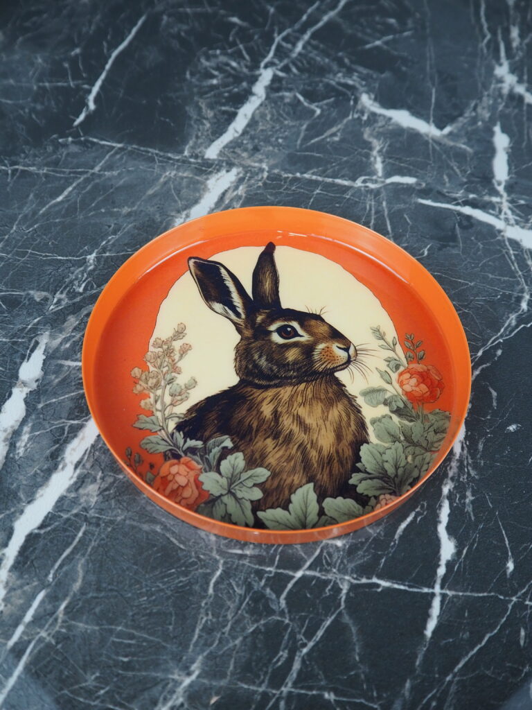 Tray w rabbit - Image 2