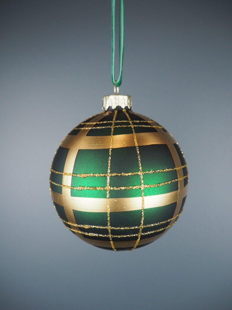Glass ball green check - Image 2