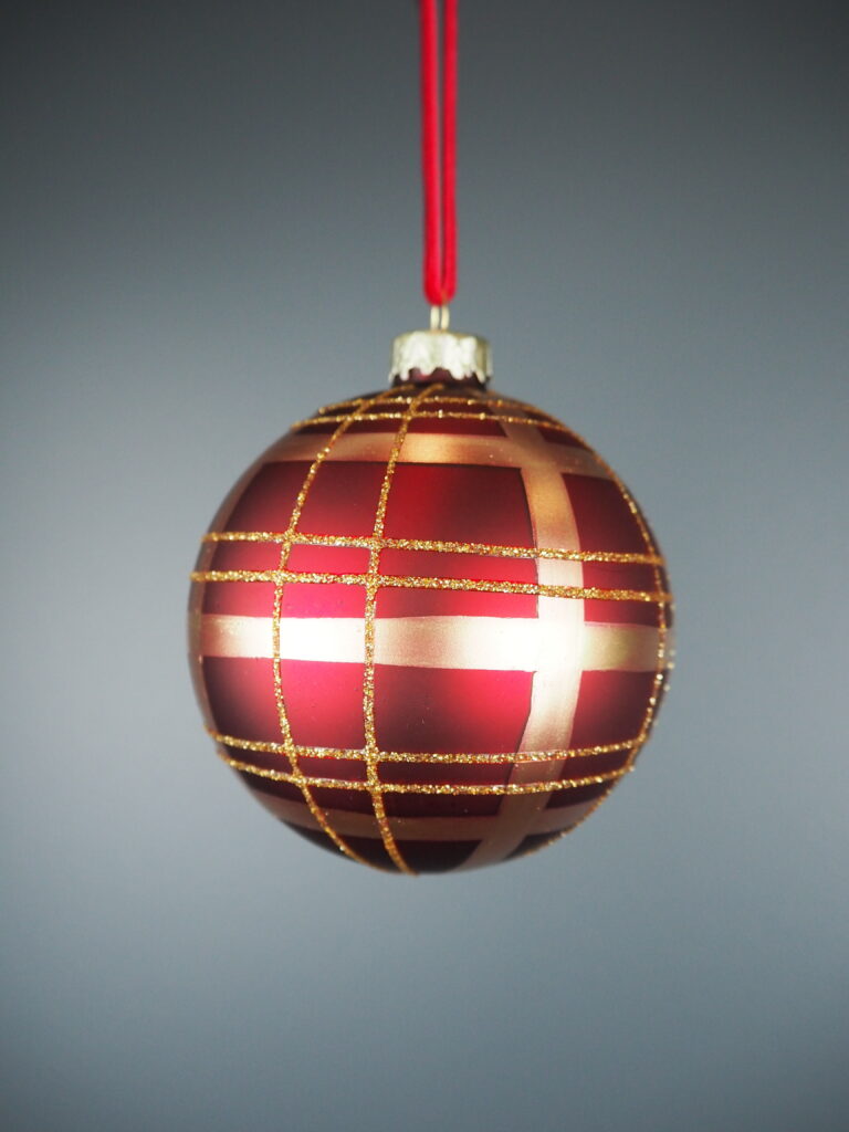 Glass ball red check - Image 2