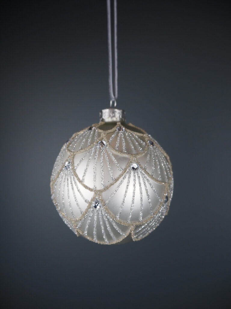 Glass ball white - Image 2