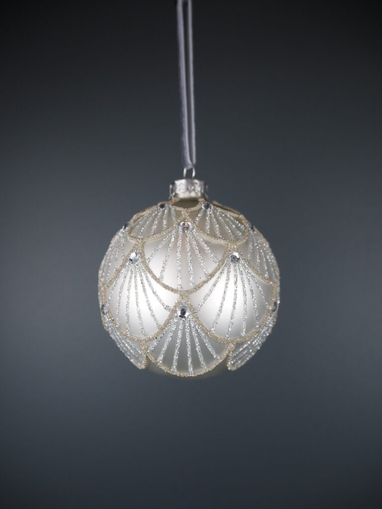 Glass ball white - Image 3