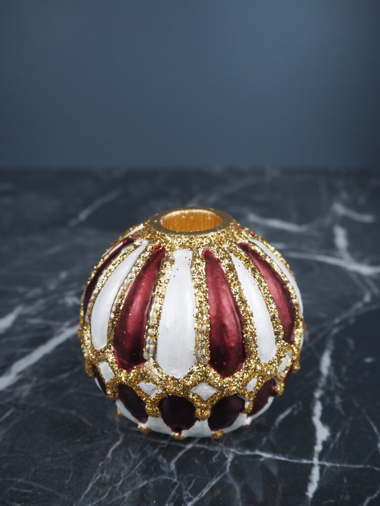 CH Ball red/white Gold glit - Image 4
