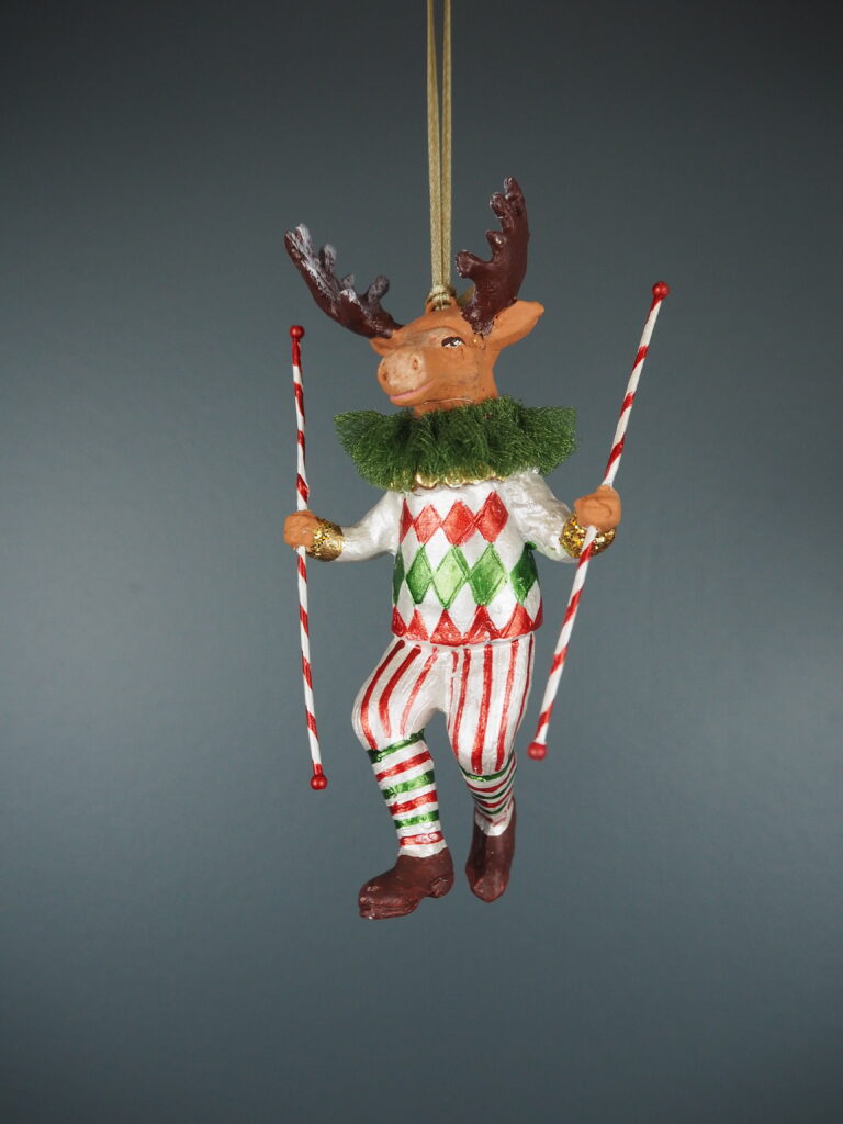 Circus moose in diamond design orn - Image 5