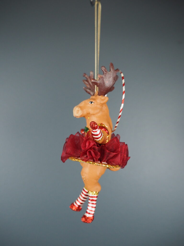 Circus moose in white red orn - Image 4