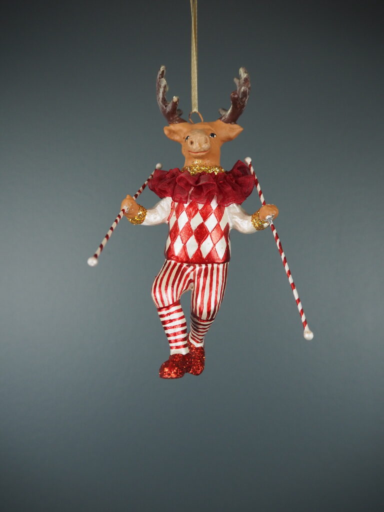 Circus moose in white red orn - Image 7