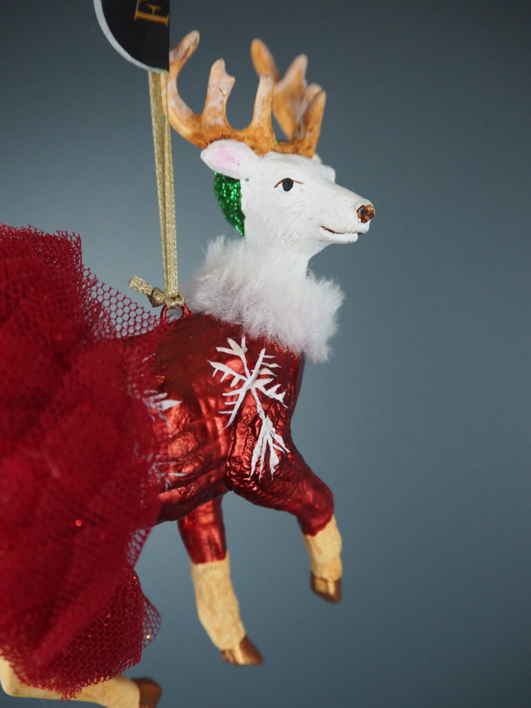 Ballerina Reindeer red w/ red skirt - Image 3