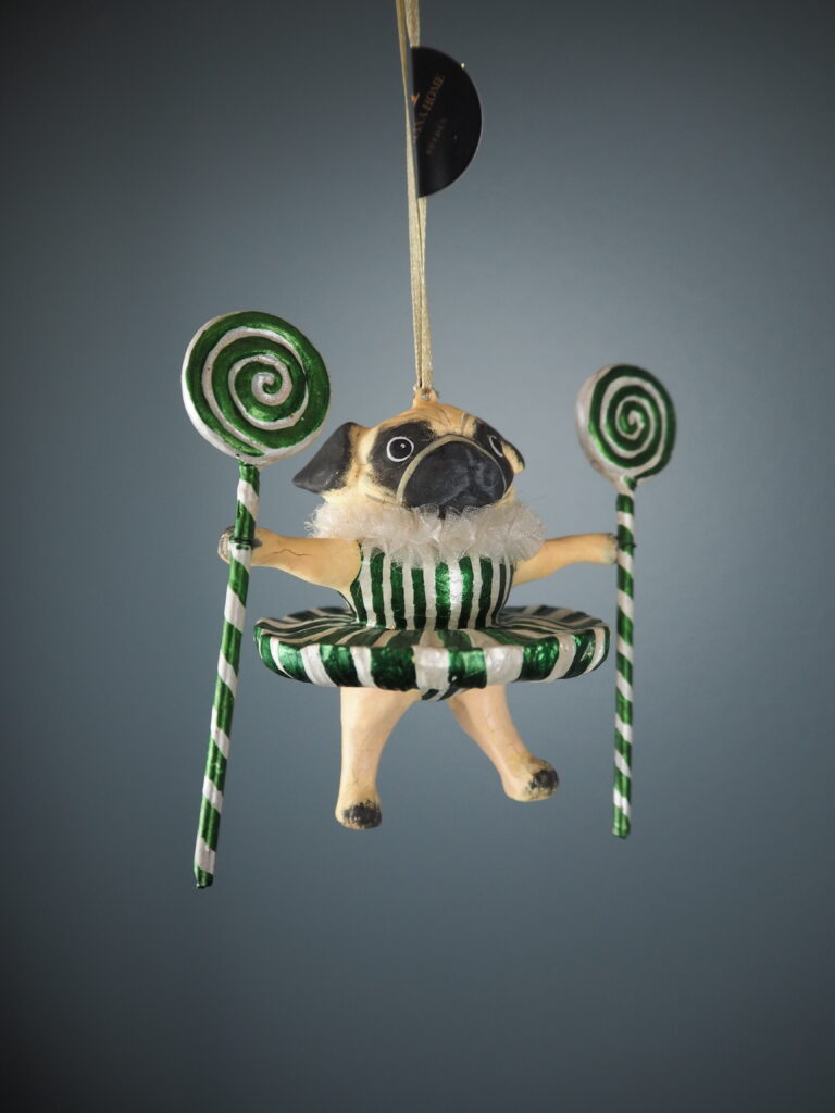 Carnival pug lolipop green/white - Image 2